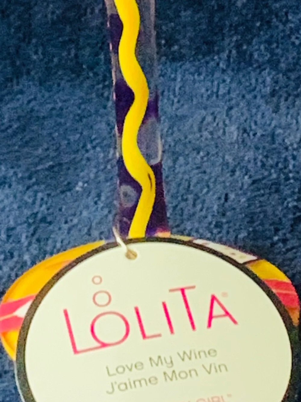 Lolita Pink Birthday Girl Wine Glass.